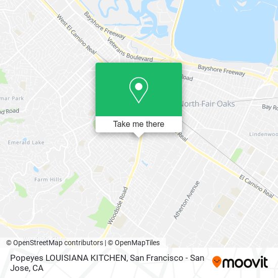 Popeyes LOUISIANA KITCHEN map