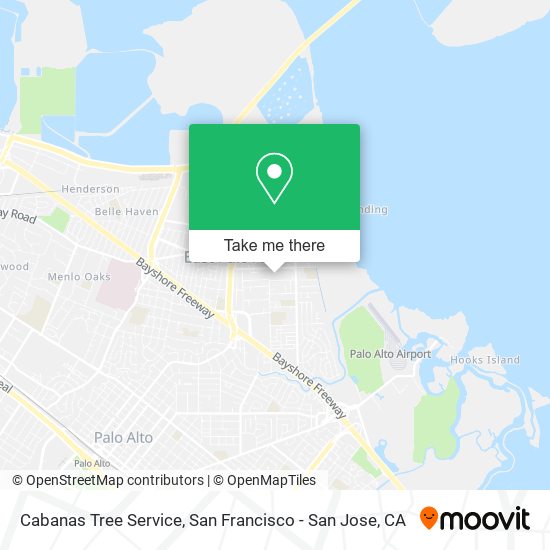 Mapa de Cabanas Tree Service