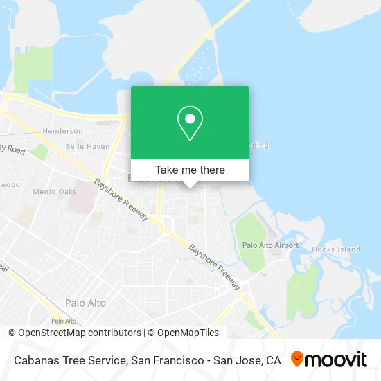 Mapa de Cabanas Tree Service
