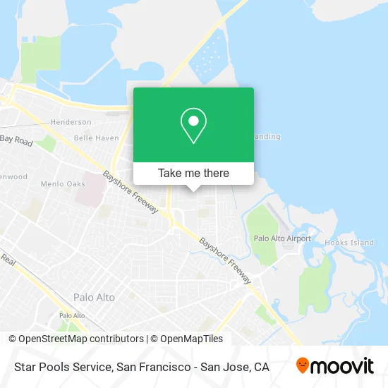 Mapa de Star Pools Service