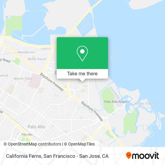 Mapa de California Ferns