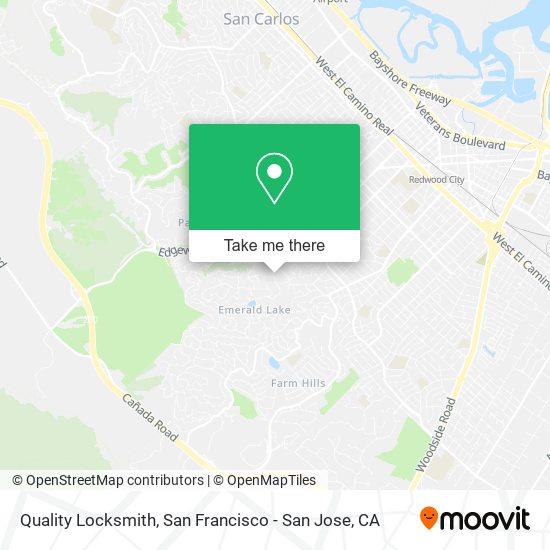 Quality Locksmith map