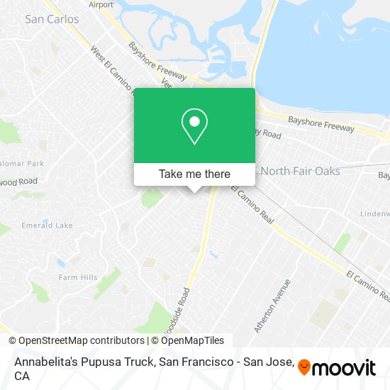 Annabelita's Pupusa Truck map