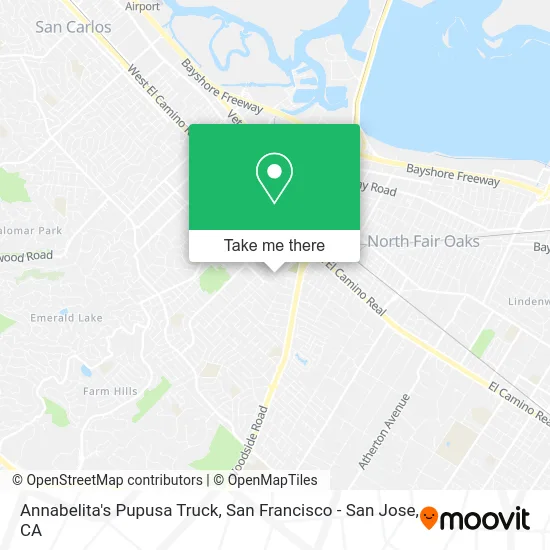 Annabelita's Pupusa Truck map