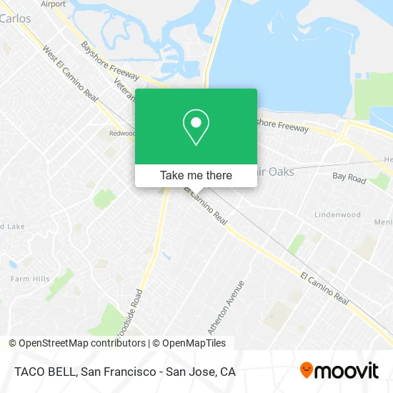 TACO BELL map