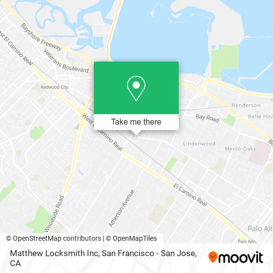 Mapa de Matthew Locksmith Inc