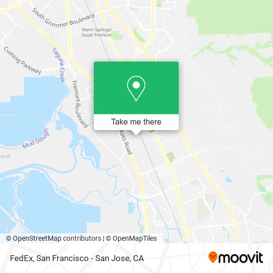 Mapa de FedEx
