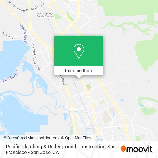 Pacific Plumbing & Underground Construction map