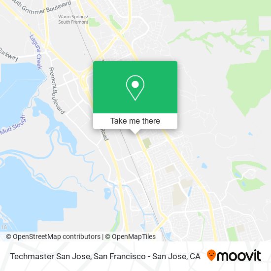 Techmaster San Jose map