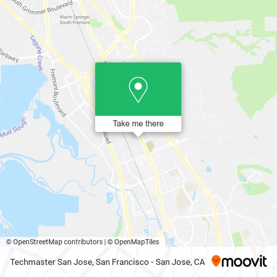 Techmaster San Jose map