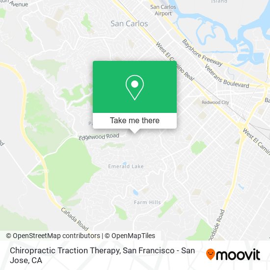 Chiropractic Traction Therapy map
