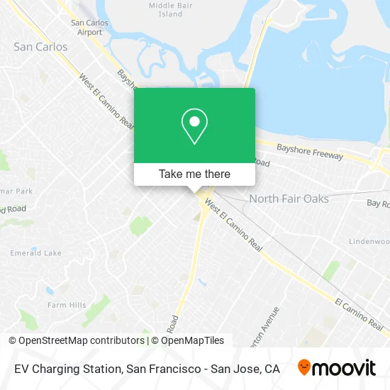 Mapa de EV Charging Station