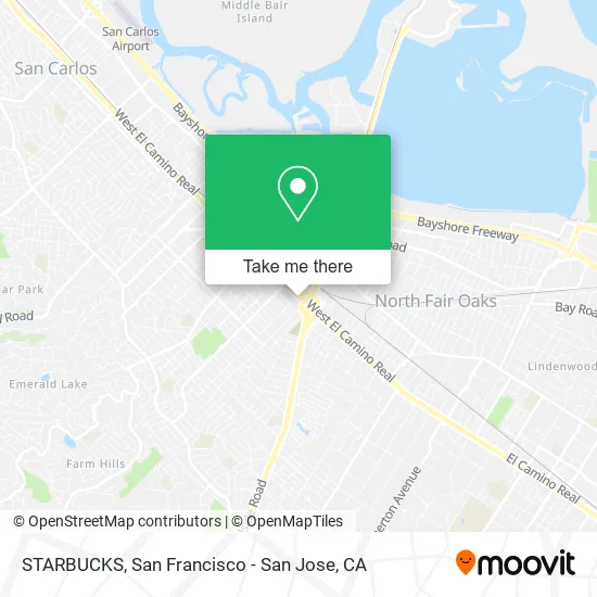STARBUCKS map