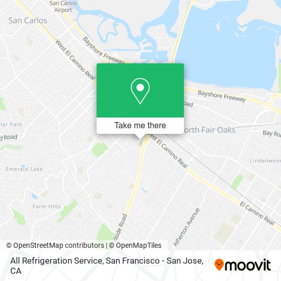 Mapa de All Refrigeration Service