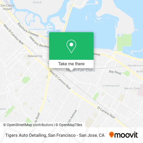 Mapa de Tigers Auto Detailing
