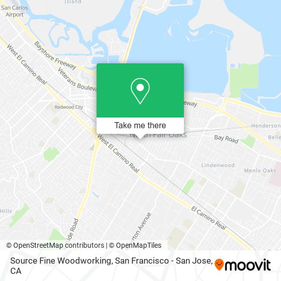 Source Fine Woodworking map