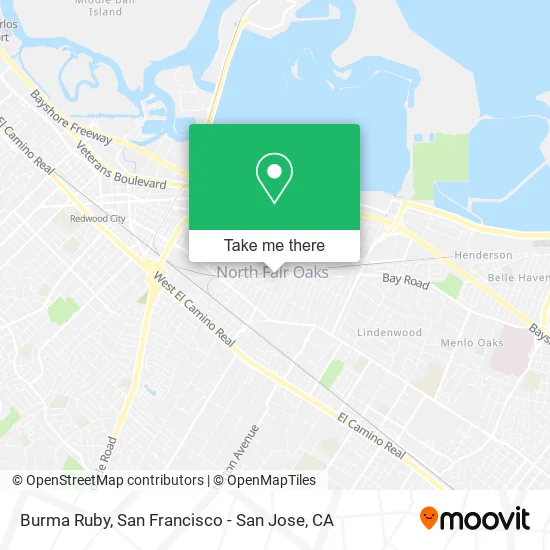 Mapa de Burma Ruby