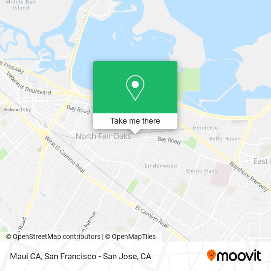 Mapa de Maui CA