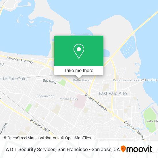 A D T Security Services map