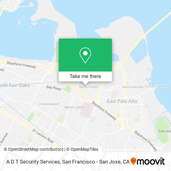 A D T Security Services map