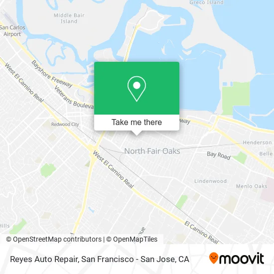 Reyes Auto Repair map