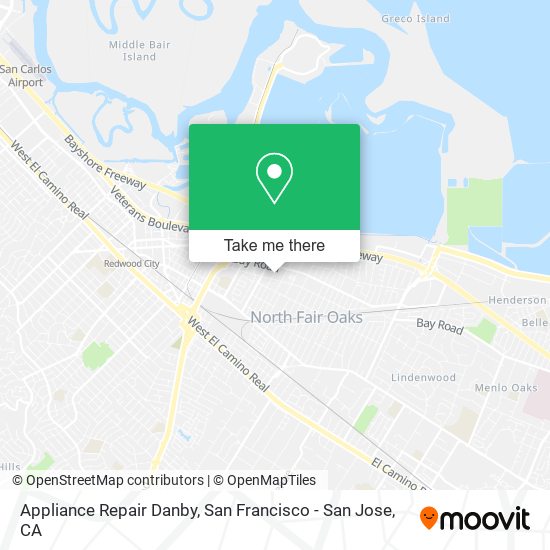 Appliance Repair Danby map