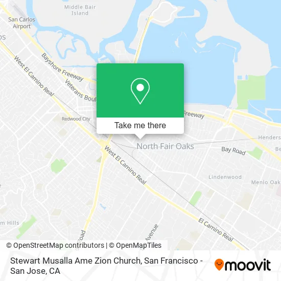 Stewart Musalla Ame Zion Church map