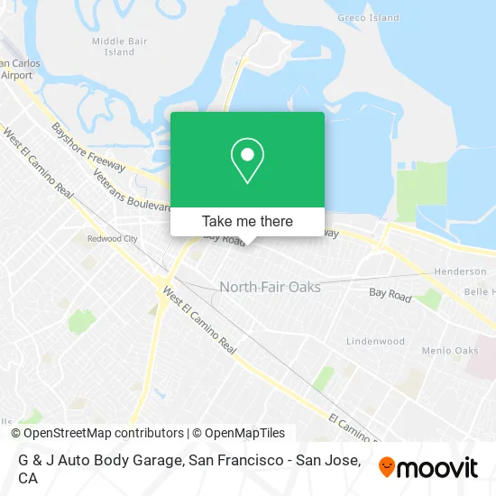 Mapa de G & J Auto Body Garage