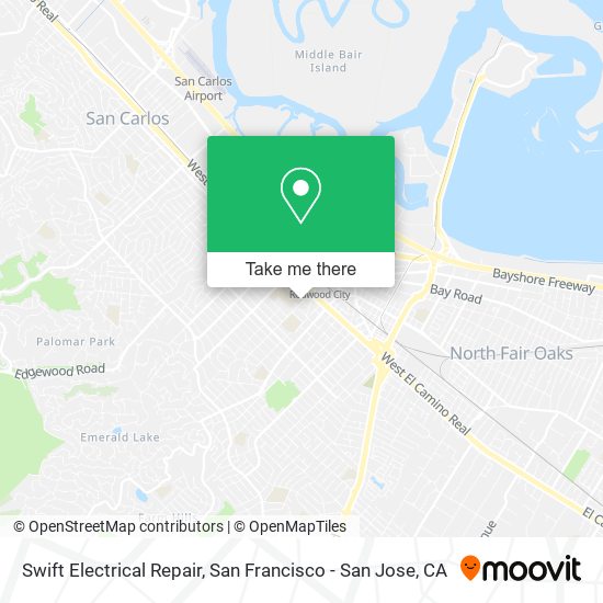 Mapa de Swift Electrical Repair