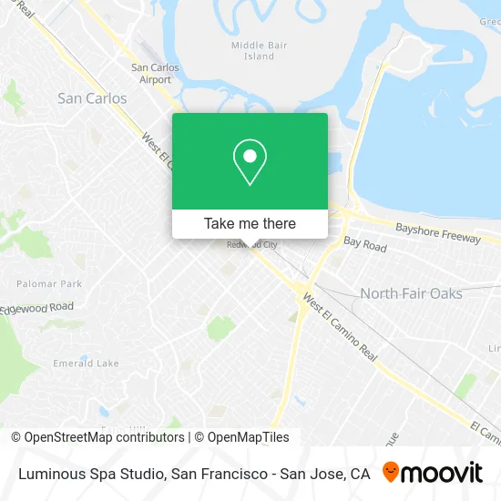 Luminous Spa Studio map