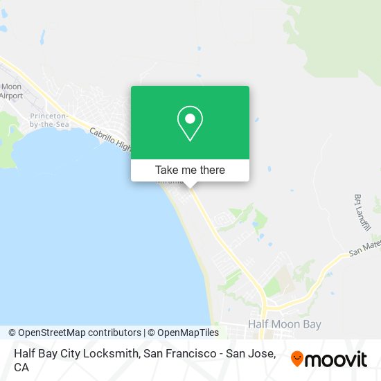 Half Bay City Locksmith map