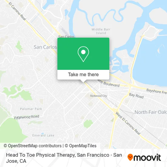 Head To Toe Physical Therapy map