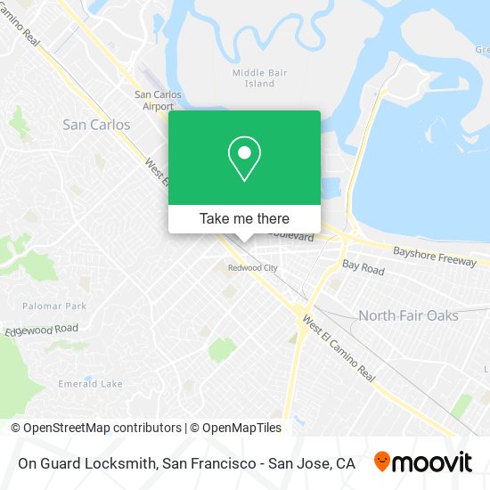 On Guard Locksmith map
