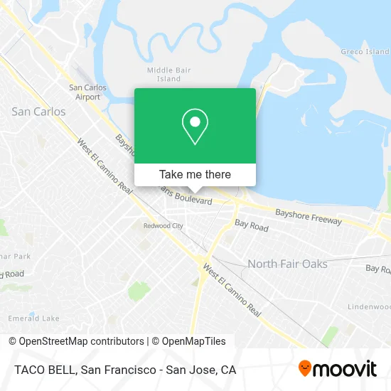 TACO BELL map