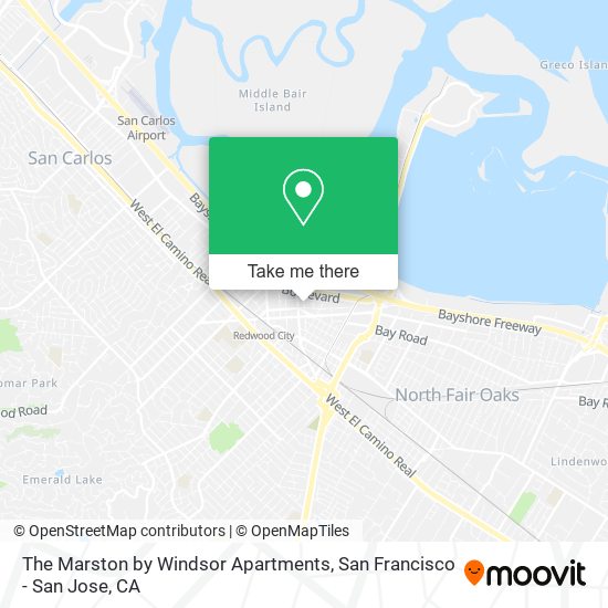 Mapa de The Marston by Windsor Apartments