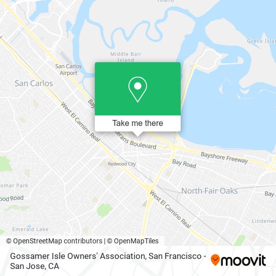 Gossamer Isle Owners' Association map