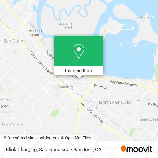 Blink Charging map
