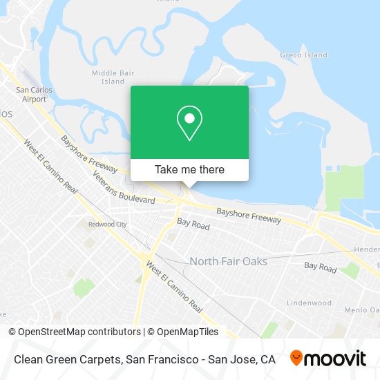 Mapa de Clean Green Carpets