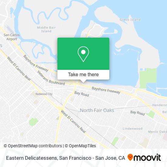Mapa de Eastern Delicatessens