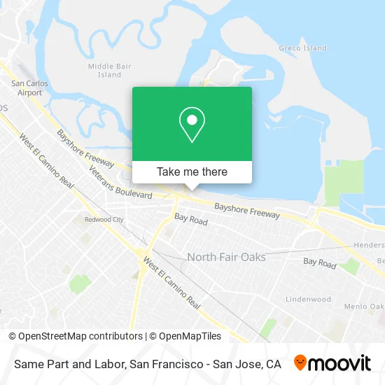 Mapa de Same Part and Labor