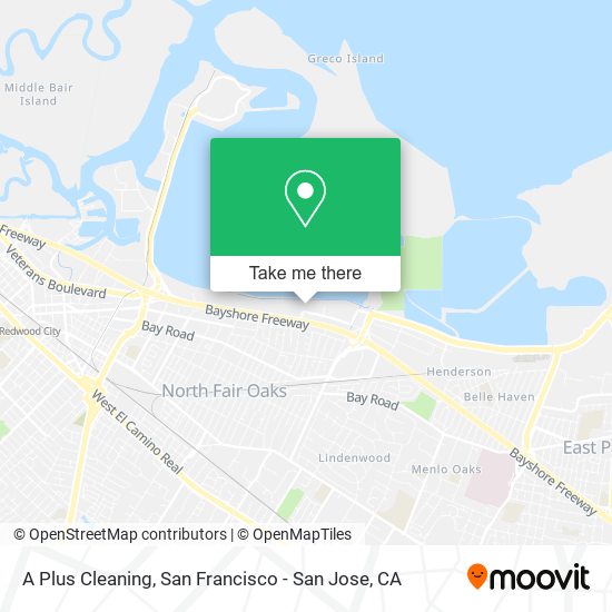 Mapa de A Plus Cleaning