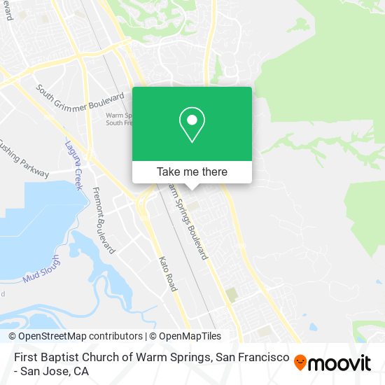 Mapa de First Baptist Church of Warm Springs