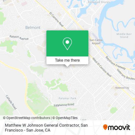 Mapa de Matthew W Johnson General Contractor