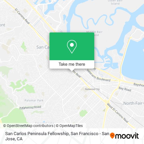 San Carlos Peninsula Fellowship map
