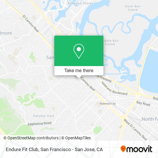 Mapa de Endure Fit Club