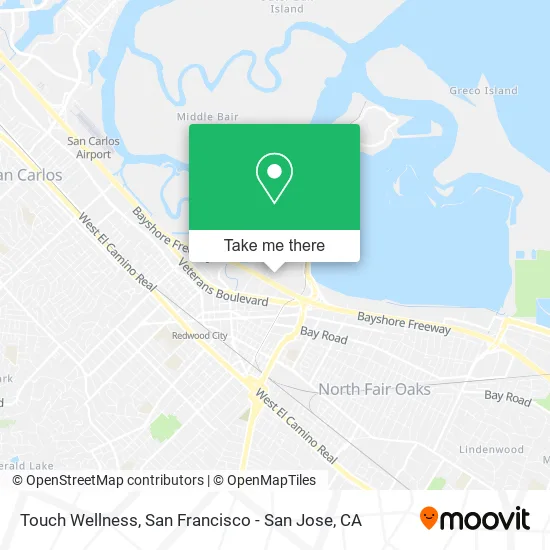 Mapa de Touch Wellness