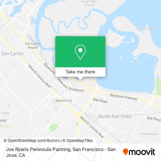 Mapa de Joe Ryan's Peninsula Painting