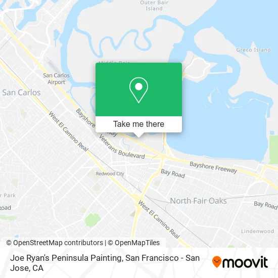 Mapa de Joe Ryan's Peninsula Painting