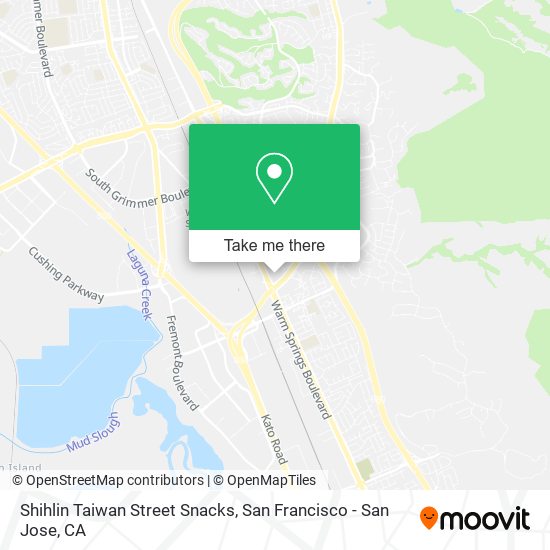 Shihlin Taiwan Street Snacks map