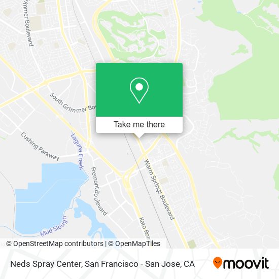 Neds Spray Center map